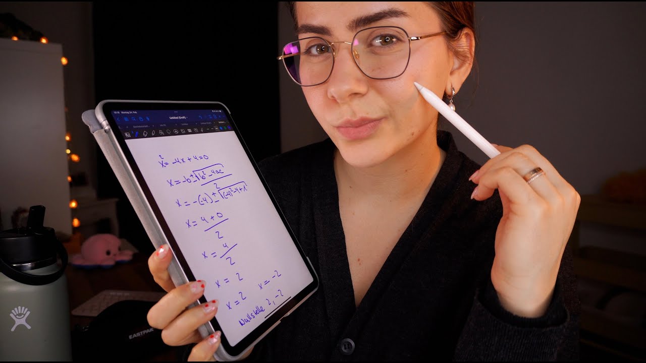 ASMR Study Mathe und Physik with me 🙇‍♀️