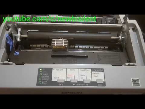 How to reset setting to default EPSON LQ-310 or LX-310