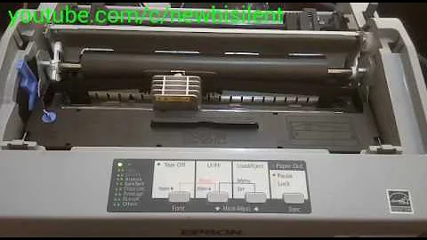 How to reset setting to default EPSON LQ-310 or LX-310