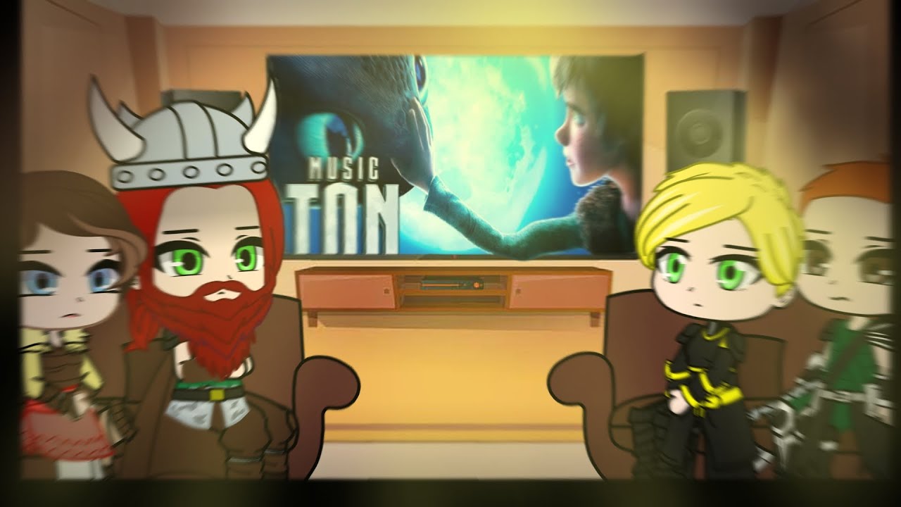 Pais do Soluço do passado + aliados do futuro reagindo ao rap do Soluço