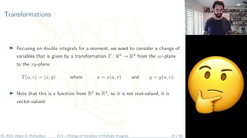 15.9 – Change of Variables in Multiple Integrals