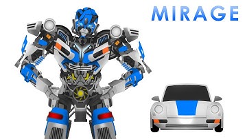 Mirage RISE OF THE BEASTS transform - Transformers Short Series