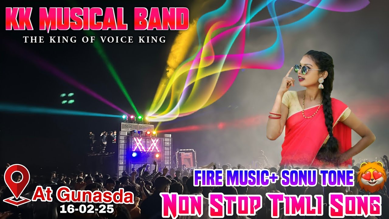 Kk musical band At gunasda 16-02-25 || Non Stop Timli Song 2025