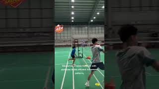 🏸 Elite Badminton Footwork Training for Speed and Agility #badmintontraining #shortvideo