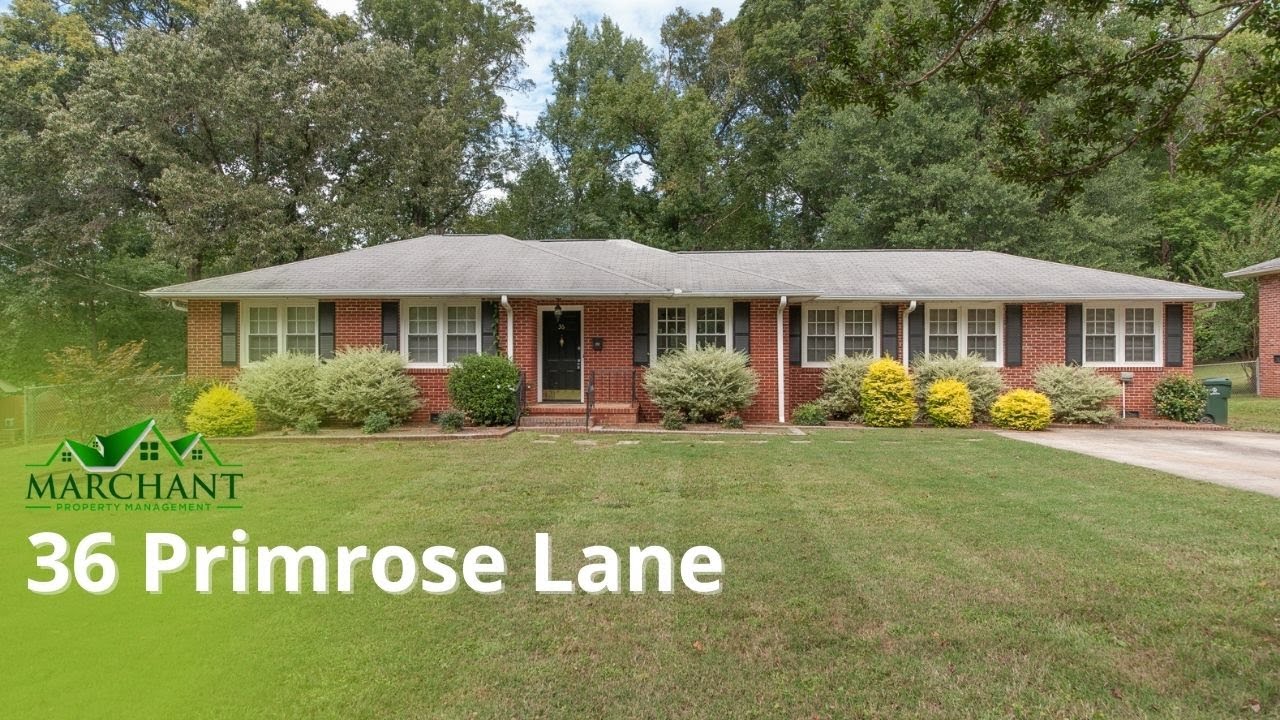 Greenville Rental Homes For Rent 36 Primrose Lane, Greenville, South
