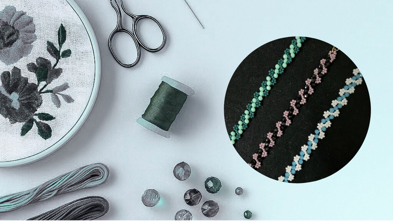 Make This Gorgeous Crystal Beaded Bracelet Right NOW!