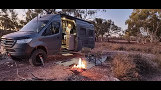 Jumbo, the 4x4 Sprinter Van.  Broome to Noosa via the Worlds Longest Shortcut