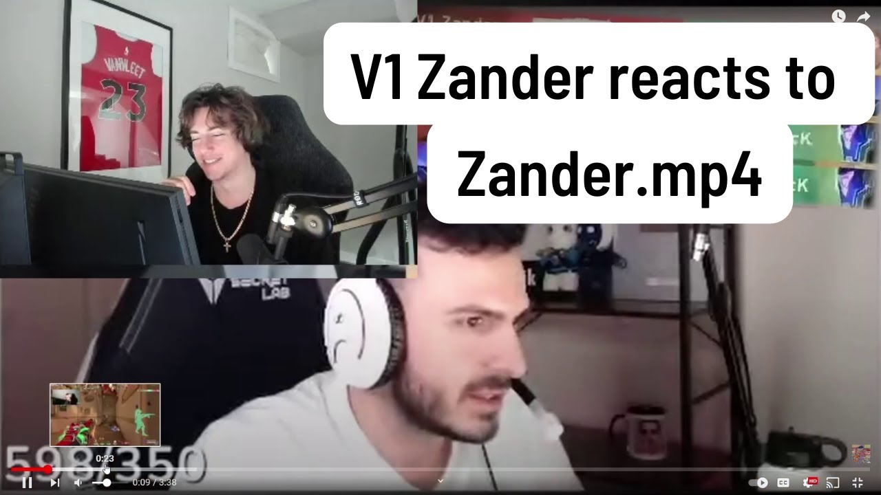 Zander reacts to Zander.mp4 | V1 Zander