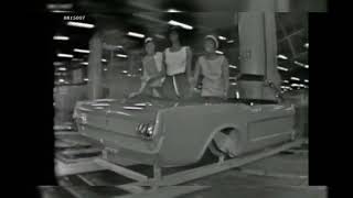 Ford, Mustang Maniac Production Line In A Music Video 1964