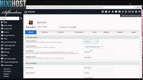 Installing ZenCart with Softaculous in cPanel