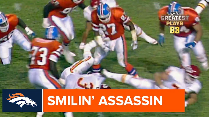 Steve Atwater stops Christian Okoye in his tracks ...