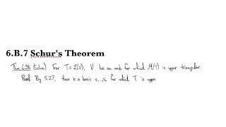 6.B.7 Schur's Theorem Profile