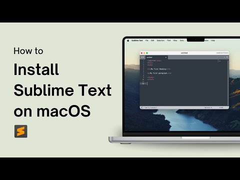 How to Install Sublime Text on macOS