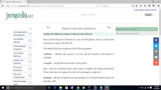 Explain the difference phases in Maven build Lifecycle. | javapedia.net