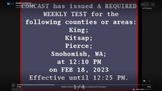 EAS Capture #220 | Comcast Required Weekly Test at noon
