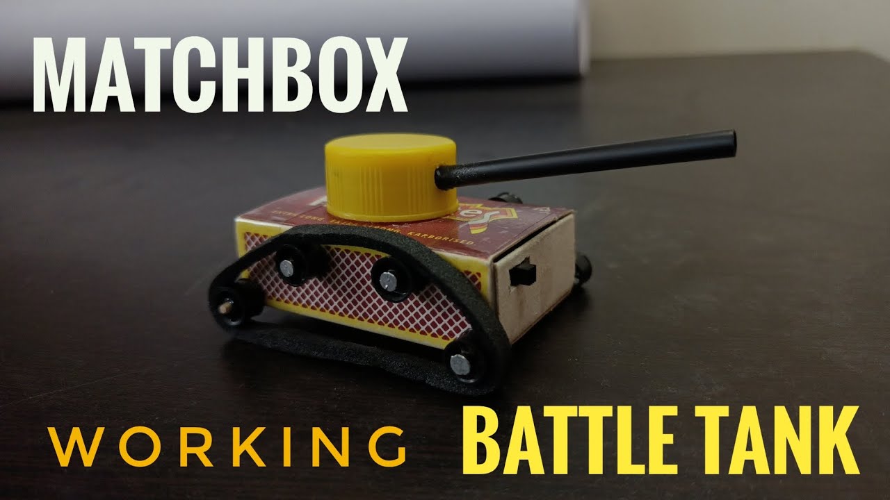 I Made a Tiny Matchbox Into a Working Battle Tank