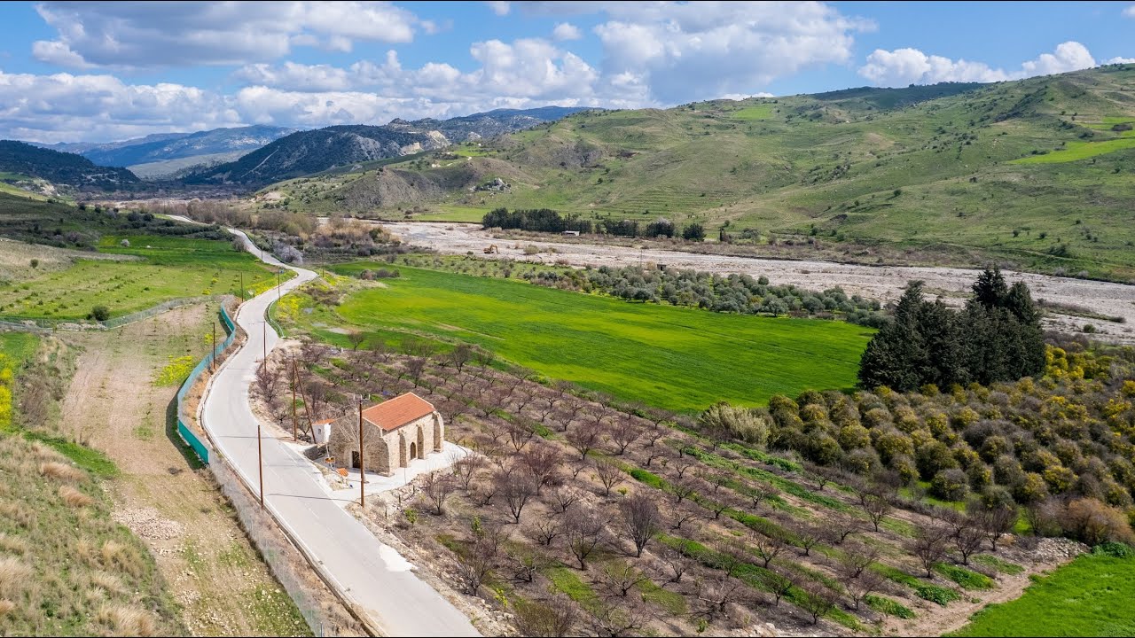 Cyprus Landscapes Video No 096 Panagia Eleousa Chapel - Nata