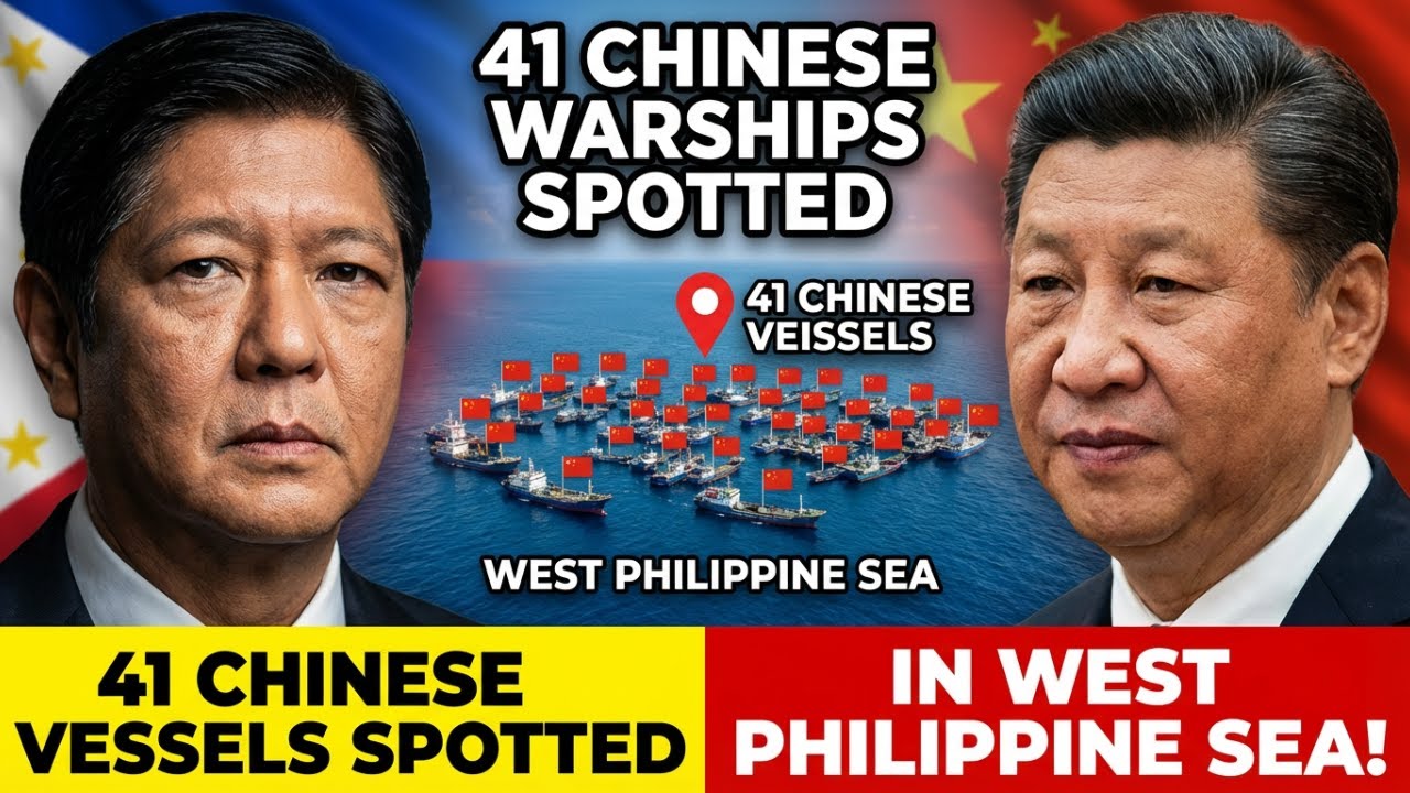 Manila Sounds Alarm After 41 Chinese Vessels Spotted in the West Philippine Sea