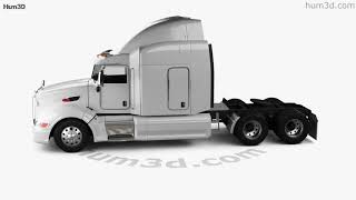 Peterbilt 386 Sleeper Cab Tractor Truck 2019 3D Model By 3Dmodels