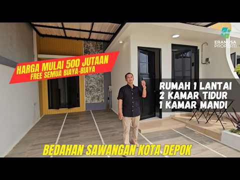 Rumah baru harga mulai 500 jutaan Bedahan Sawangan kota Depok