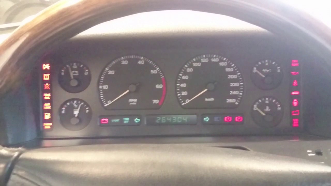 Jaguar XJR 1995 x300 x306 cold start