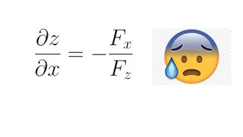 Multivariable implicit differentiation