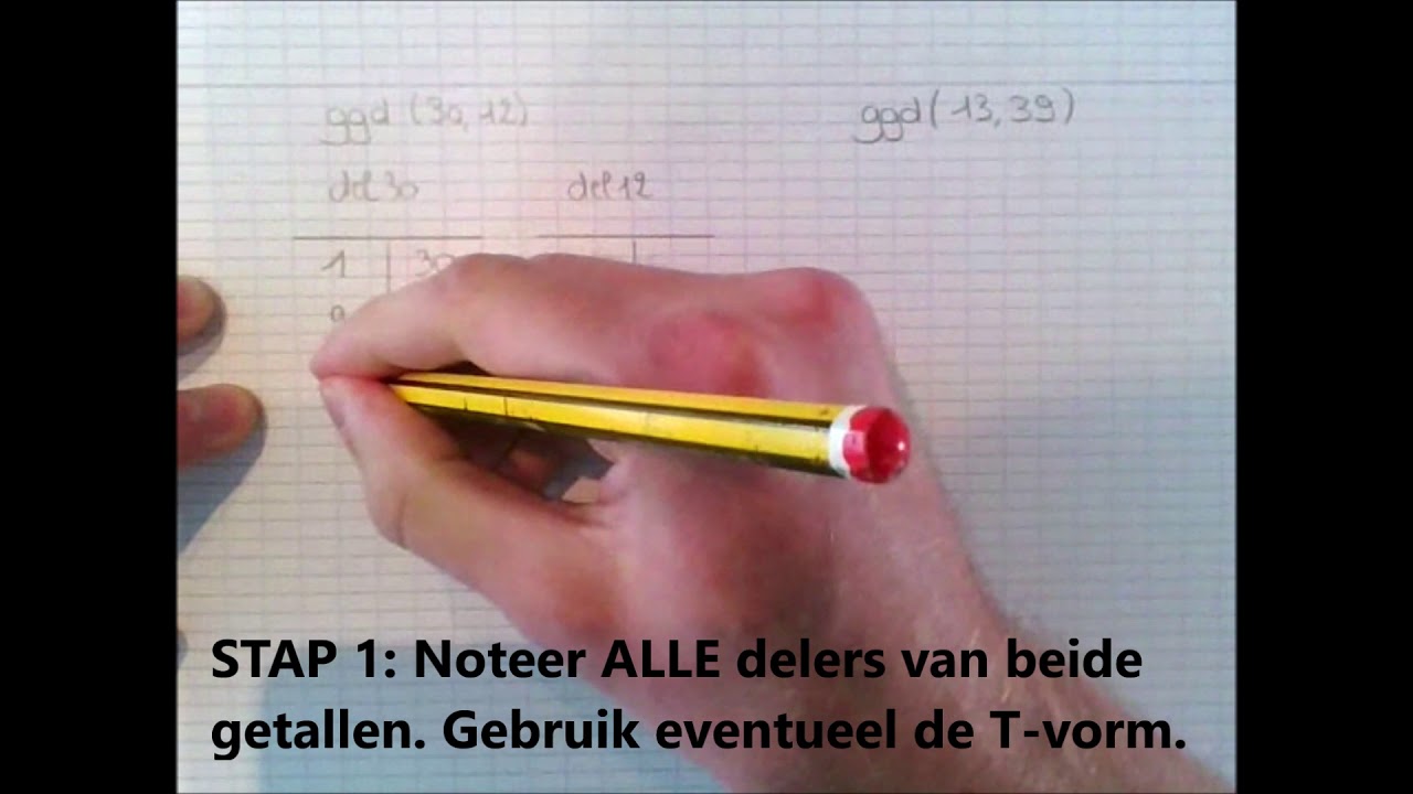 Grootste gemeenschappelijke deler (ggd)