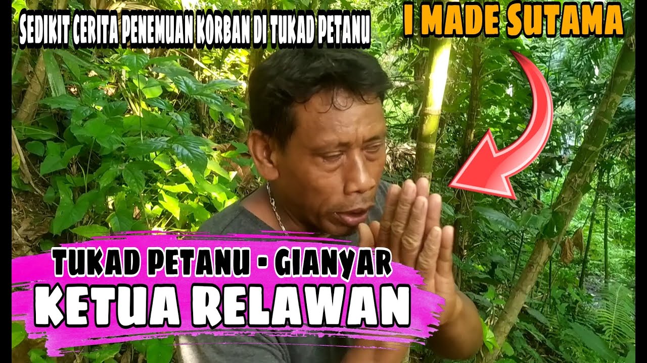 sedikit cerita penemuan di tukad petanu oleh ketua relawan