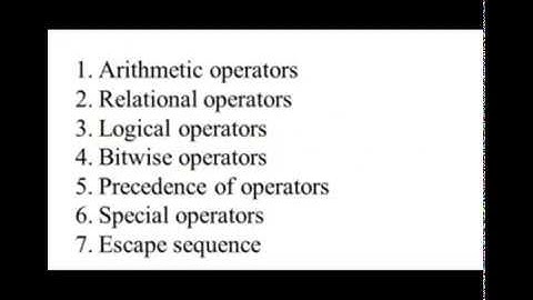 what is Arithmetic operator ?(part 9)C language tutorial videos.