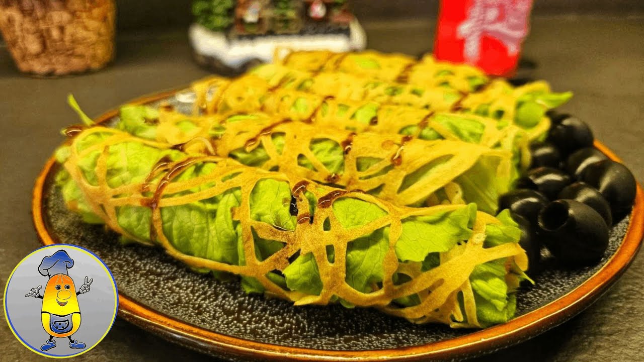 Gefällt allen! Denn es ist schön und lecker! Eine hauchdünne Vorspeise für den festlichen Tisch!