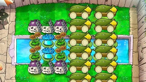 Plants Vs Zombies (Pool Endless) - Front 12 Cobs
