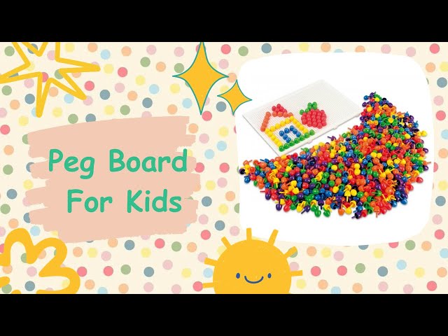 Peg Board for Kids 