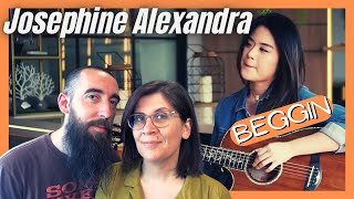Josephine Alexandra - Beggin' | Fingerstyle Guitar Cover (REACTION) with my wife