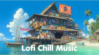 Ocean Breeze Study Lofi  Soft Japanese Beats For Focus Productivity U0026 Cozy Seaside Chill Vibes 