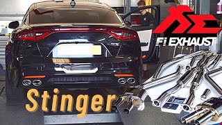Kia Stinger GTs 3.3 with FULL Fi exhaust system comparison  | YXS