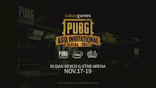 Kakaogames 2017 PUBG Asia Invitational at G-Star - Teasure