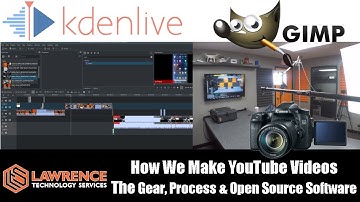 How We Make YouTube Videos: The Gear, Process, Kdenlive, Gimp, OBS & Other Open Source Software
