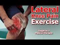 Fix lateral knee pain  knee pain with jumping  use this physical therapy mobilization trick