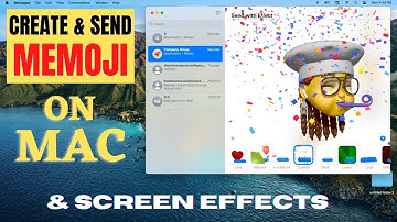 How to Create Memoji on Mac, MacBook: Personal Custom Memoji Stickers in macOS Big Sur