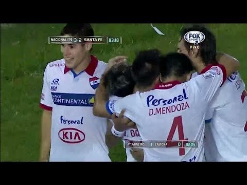 Nacional de Asunción 3 - 2 Independiente Santa Fe Copa Libertadores 2014