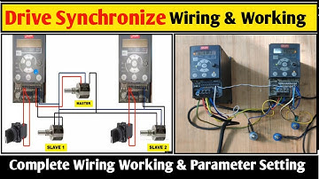 How to Synchronize Variable Frequency Drive! Vfd Synchronize Wiring and Working