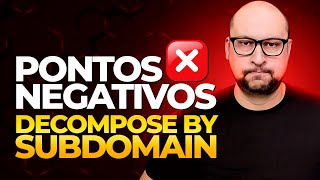 Microservices patterns: Decompose by subdomain | Contra-pontos