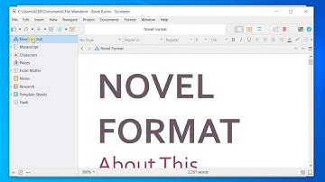 Scrivener Basics  Episode 1:  New Project