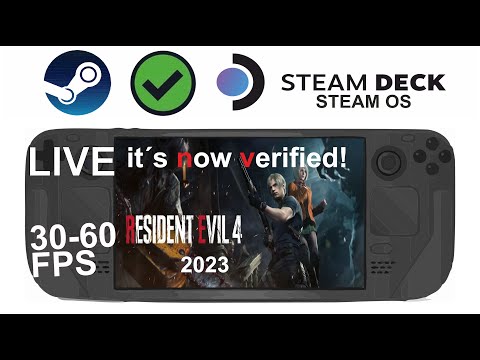 Resident Evil 4 (verified!) on Steam Deck/OS in 800p 30-60Fps (Live)