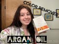 Using Argan Oil Color Remover On 2 Layers of Black Hair Dye