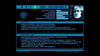 ARCHIVOS SECRETOS DE LA ANS: Mr. Increíble