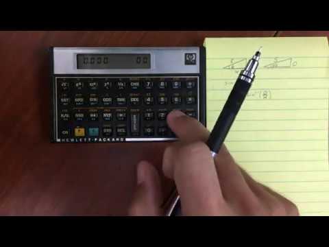 HP 15C Trigonometric and Hyperbolic Functions