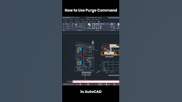 How to Use Purge Command in AutoCAD | Clean AutoCAD Drawings from Unnecessary Objects