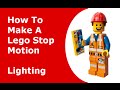 How To Make A Lego Stop Motion - Part 2 - Lighting!