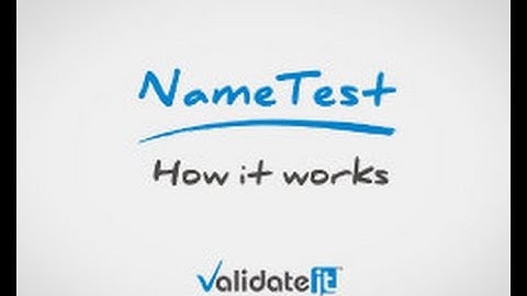 NameTest